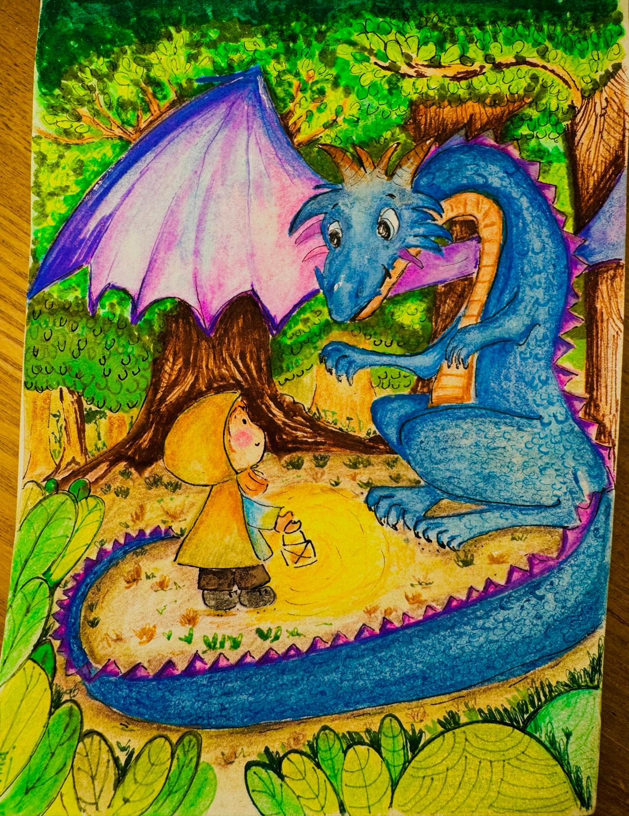 Dragon Friend original artwork