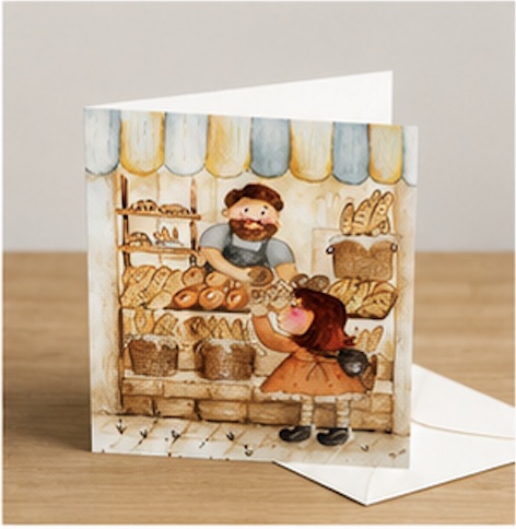 Bakery Day card