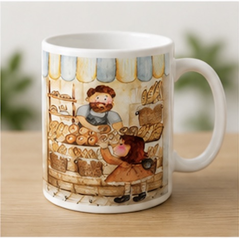 Bakery Day mug