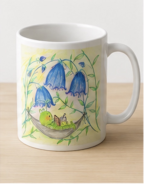 Caterpillar Hammock mug