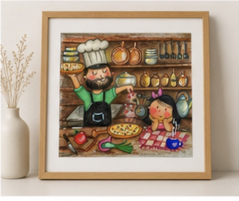 Cosy Kitchen print
