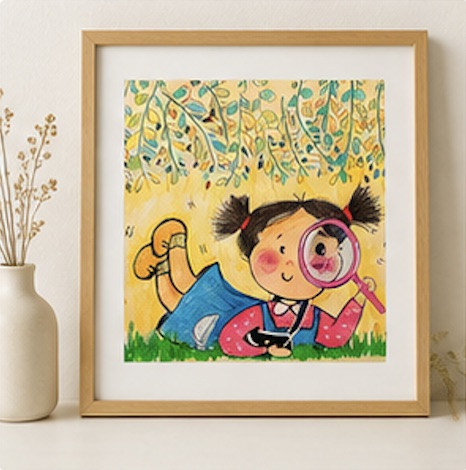 Curious Explorer print