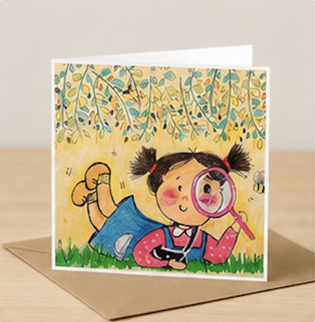 Curious Explorer card