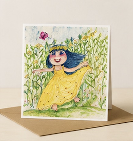 Flower Field Run card