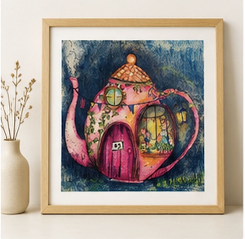Kettle Cottage print