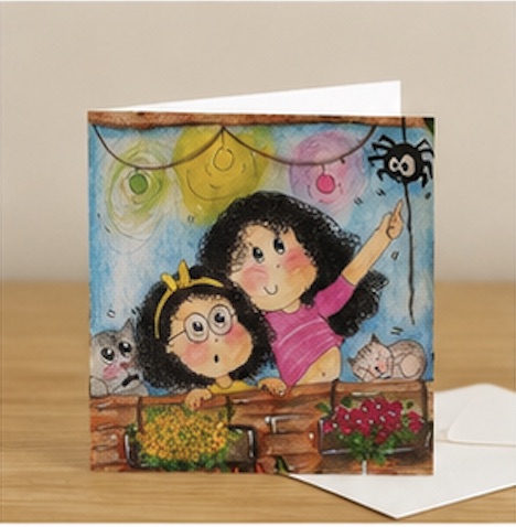 Spider Surprise card