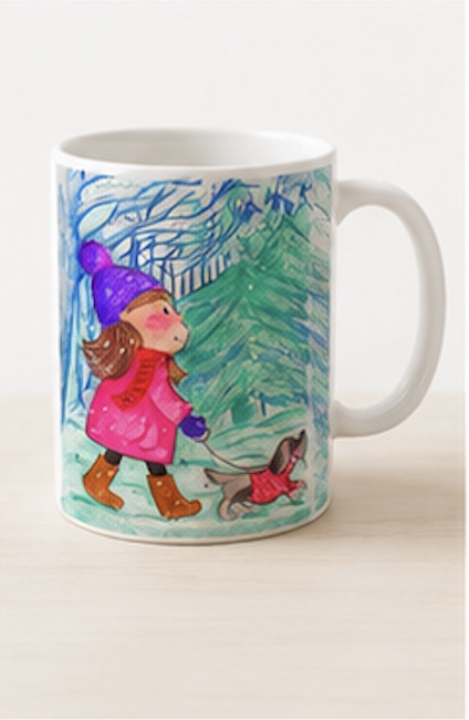 Winter Walk mug