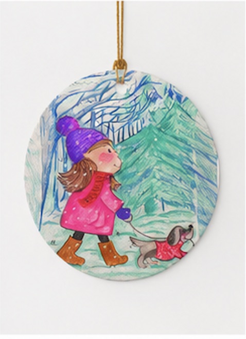 Winter Walks ornament